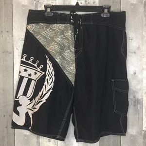 Silver Star Swim Board Shorts